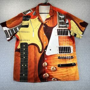 Fender‎ guitar Stratocaster Men's shirt Size (XL) classic Rock 'N' Roll